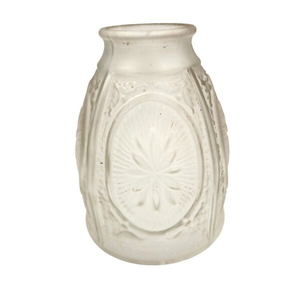 Vintage satin glass ruffled lamp shade replacement light shade sconce shade desk - Picture 1 of 11